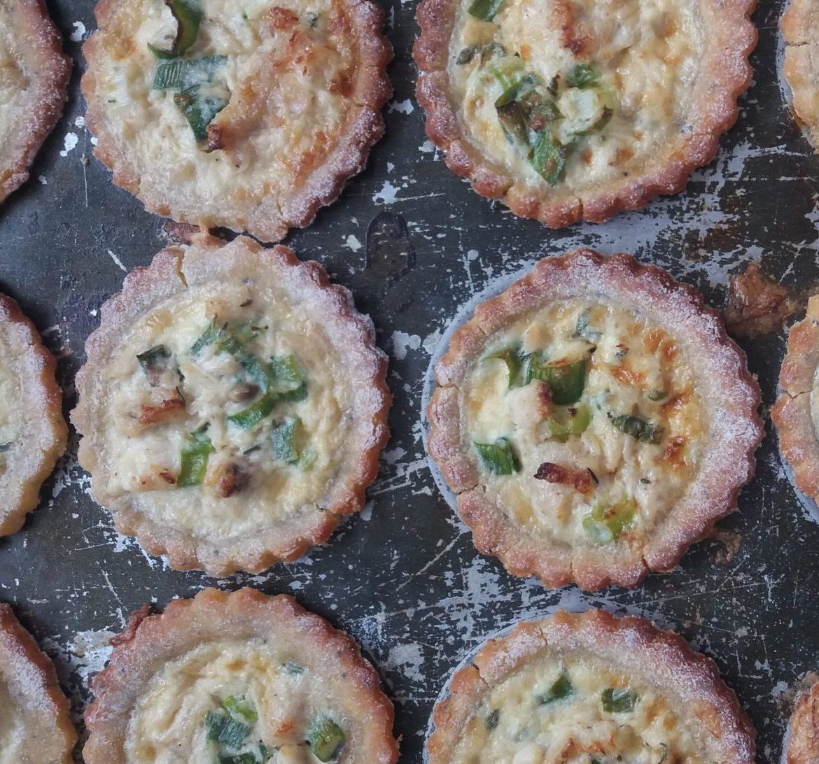 Chicken & Thyme Mini Tarts (GF)